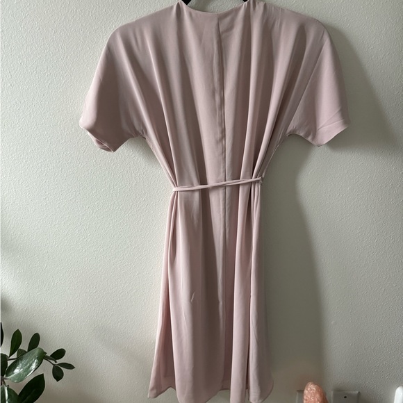 Aritzia Babaton Wallace Wrap Dress Pink XS - Picture 8 of 8